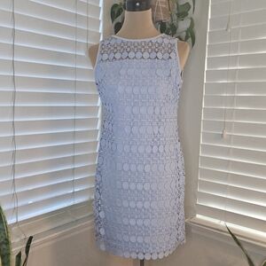 Ralph Lauren Periwinkle Sleeveless Lace Dress